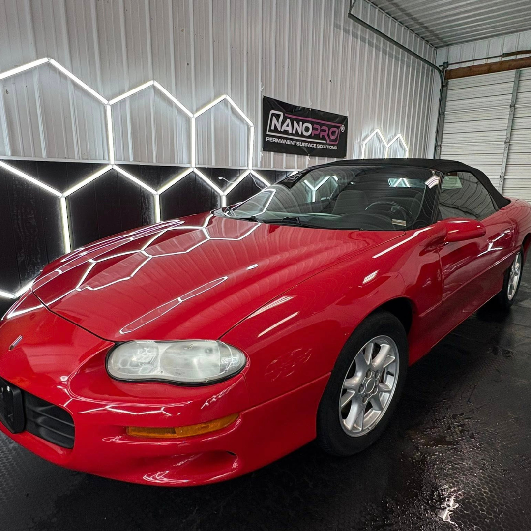 Red Camaro after Nano Pro coating